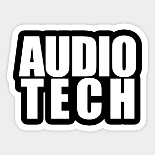 Audio Tech Sticker